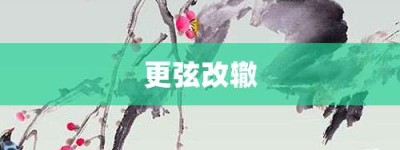 更弦改辙【更弦改辙的意思】- 成语大全