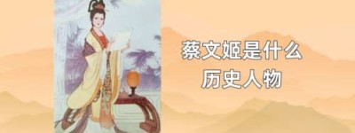 蔡文姬是什么历史人物_三国历史 菊江历史网