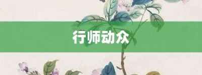 行师动众【行师动众的意思】- 成语大全