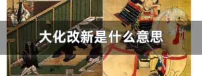 大化改新是什么意思_世界近代史 菊江历史网