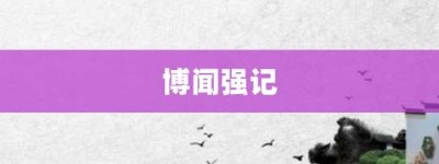 博闻强记【博闻强记的意思】- 成语大全