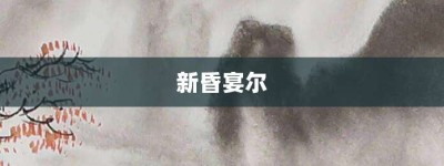 新昏宴尔【新昏宴尔的意思】- 成语大全