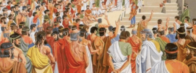 公元前5世纪后半叶的雅典民主政治中贵族的传统和影响对社会的发展与哪些影响？_世界古代史 菊江历史网