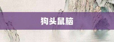 狗头鼠脑【狗头鼠脑的意思】- 成语大全