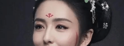 花钿是用什么画上去的（化妆刷，古代是剪花样贴在额上）_民俗文化 菊江历史网