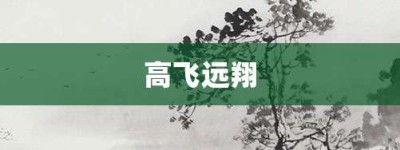 高飞远翔【高飞远翔的意思】- 成语大全