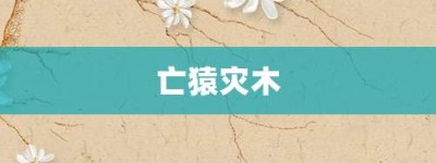 亡猿灾木【亡猿灾木的意思】- 成语大全