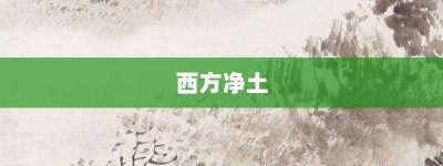 西方净土【西方净土的意思】- 成语大全