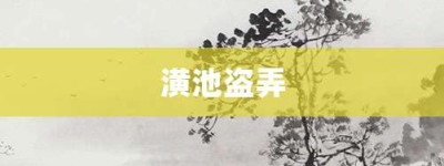 潢池盗弄【潢池盗弄的意思】- 成语大全