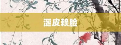 涎皮赖脸【涎皮赖脸的意思】- 成语大全