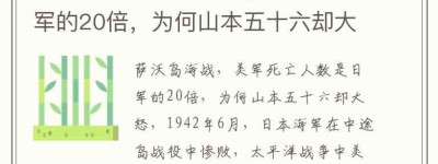 萨沃岛海战，美军死亡人数是日军的20倍，为何山本五十六却大怒_稗官野史 菊江历史网