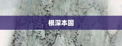 根深本固【根深本固的意思】- 成语大全