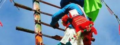 上刀山,下火海，刀杆节最为惊心动魄的环节_民俗文化 菊江历史网