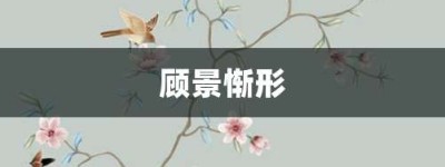 顾景惭形【顾景惭形的意思】- 成语大全