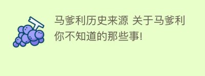 马爹利历史来源 关于马爹利你不知道的那些事!_饮食文化 菊江历史网