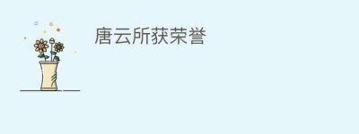 唐云所获荣誉_民间艺术 菊江历史网