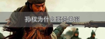 孙权为什么杀关羽_三国历史 菊江历史网