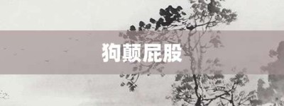 狗颠屁股【狗颠屁股的意思】- 成语大全