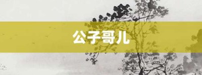 公子哥儿【公子哥儿的意思】- 成语大全