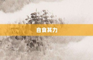 自食其力【自食其力的意思】- 成语大全