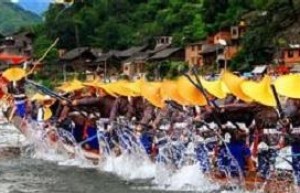 苗族龙舟节简介，有关苗族龙舟节的历史传说_民俗文化 菊江历史网