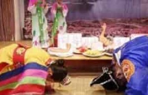 朝鲜族婚礼中的踩麻袋和推木雁是啥样的_民俗文化 菊江历史网