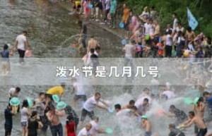 泼水节是几月几号_稗官野史 菊江历史网