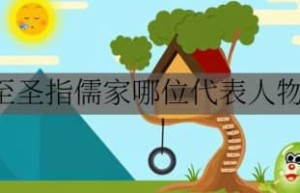 至圣指儒家哪位代表人物_稗官野史 菊江历史网