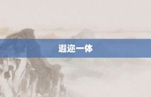 遐迩一体【遐迩一体的意思】- 成语大全