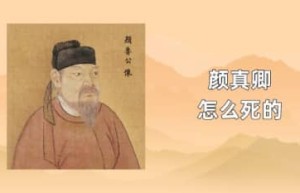 颜真卿怎么死的_唐朝历史 菊江历史网