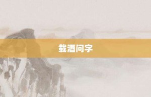 载酒问字【载酒问字的意思】- 成语大全
