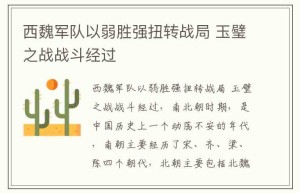 西魏军队以弱胜强扭转战局 玉璧之战战斗经过_稗官野史 菊江历史网