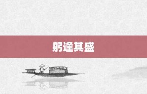 躬逢其盛【躬逢其盛的意思】- 成语大全