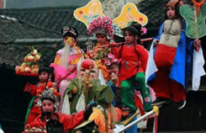 抬阁是谁发明的，抬阁的历史渊源是什么_民俗文化 菊江历史网