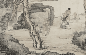 《商山四皓图》描绘的是一副什么场景_民俗文化 菊江历史网