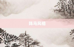 阵马风樯【阵马风樯的意思】- 成语大全