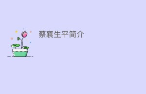 蔡襄生平简介_民间艺术 菊江历史网