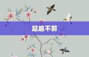 趑趄不前【趑趄不前的意思】- 成语大全