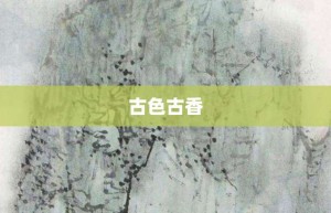 古色古香【古色古香的意思】- 成语大全