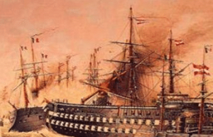 利萨海战简介：首次出现了以蒸汽为动力的铁甲舰_古代战争 菊江历史网