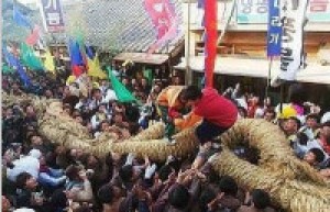 韩国拔河申遗的经过 韩国入选的非物质文化遗产_民间艺术 菊江历史网