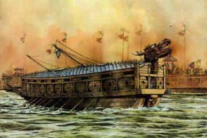 朝鲜龟船的由来，龟船铁甲的史料记载_世界近代史 菊江历史网