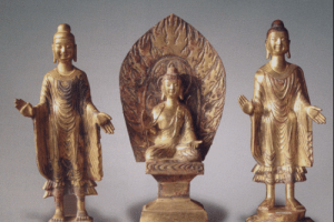 印度教神祇(如毗湿奴和梵天)被纳入佛像的构图中，体现了印度教和佛教之间的文化共通性…_世界古代史 菊江历史网