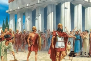 特拉叙布鲁斯恢复雅典民主的政策对其发展有哪些影响？_世界古代史 菊江历史网