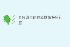 异彩纷呈的彝族姑娘特色礼服_民俗文化 菊江历史网