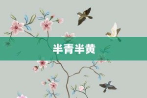 半青半黄【半青半黄的意思】- 成语大全
