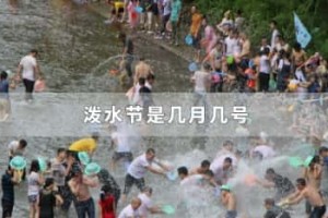 泼水节是几月几号_稗官野史 菊江历史网