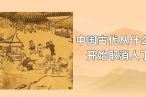 中国古代从什么时候开始取消人丁税_稗官野史 菊江历史网