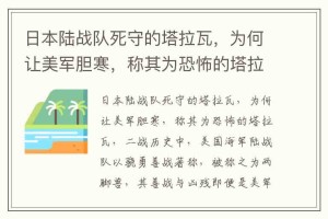 日本陆战队死守的塔拉瓦，为何让美军胆寒，称其为恐怖的塔拉瓦_稗官野史 菊江历史网
