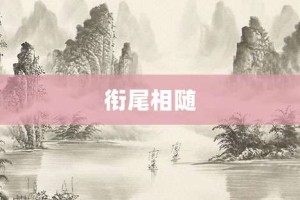 衔尾相随【衔尾相随的意思】- 成语大全